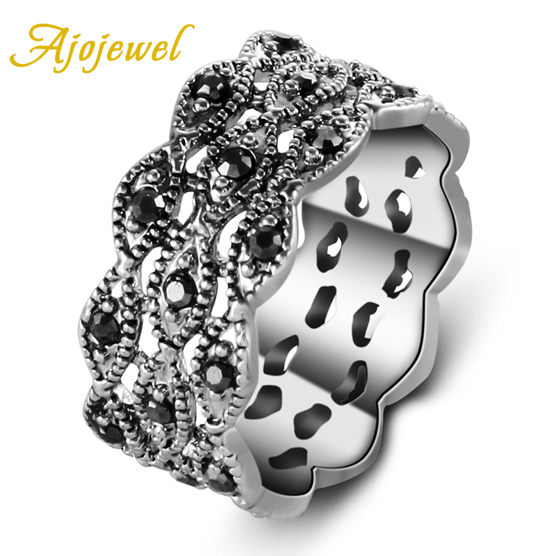 Vintage Items Collection - AjoDairy-Bague noire en biscuits à 3