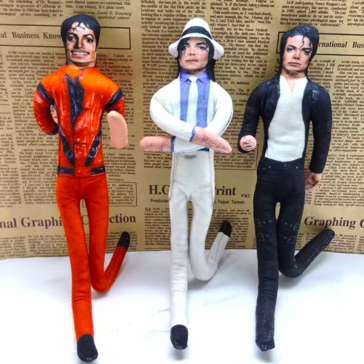 Vintage Collectible Toys - Figurine en peluche vintage MJ Michael