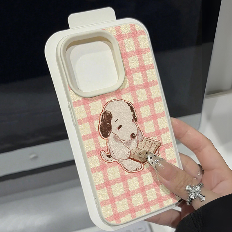 Vintage Collection - Coque de téléphone à motif Litchi,