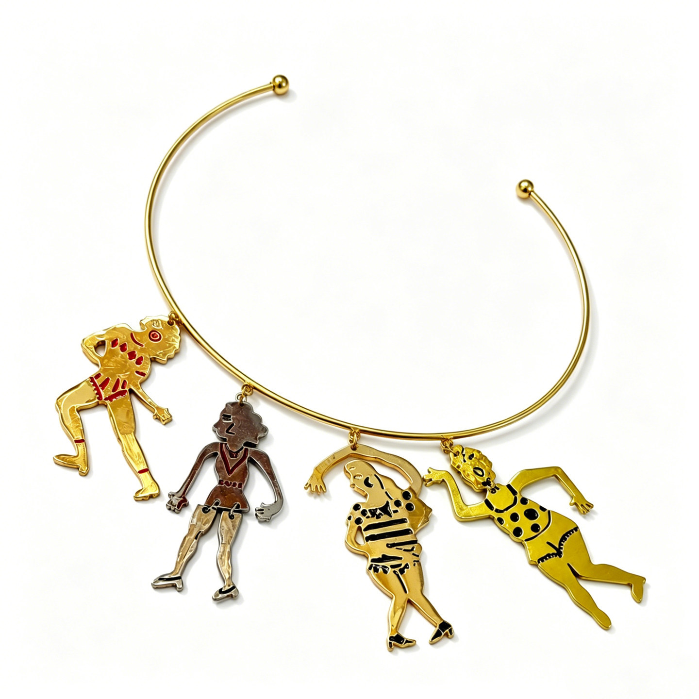 Vintage Collectible Figures - Collier ras du cou vintage avec