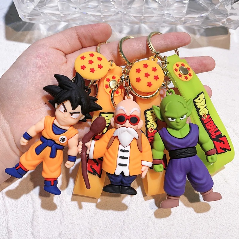 Vintage Collectible Figurines - Porte-clés Anime Dragon Ball, Bijou Tendance,