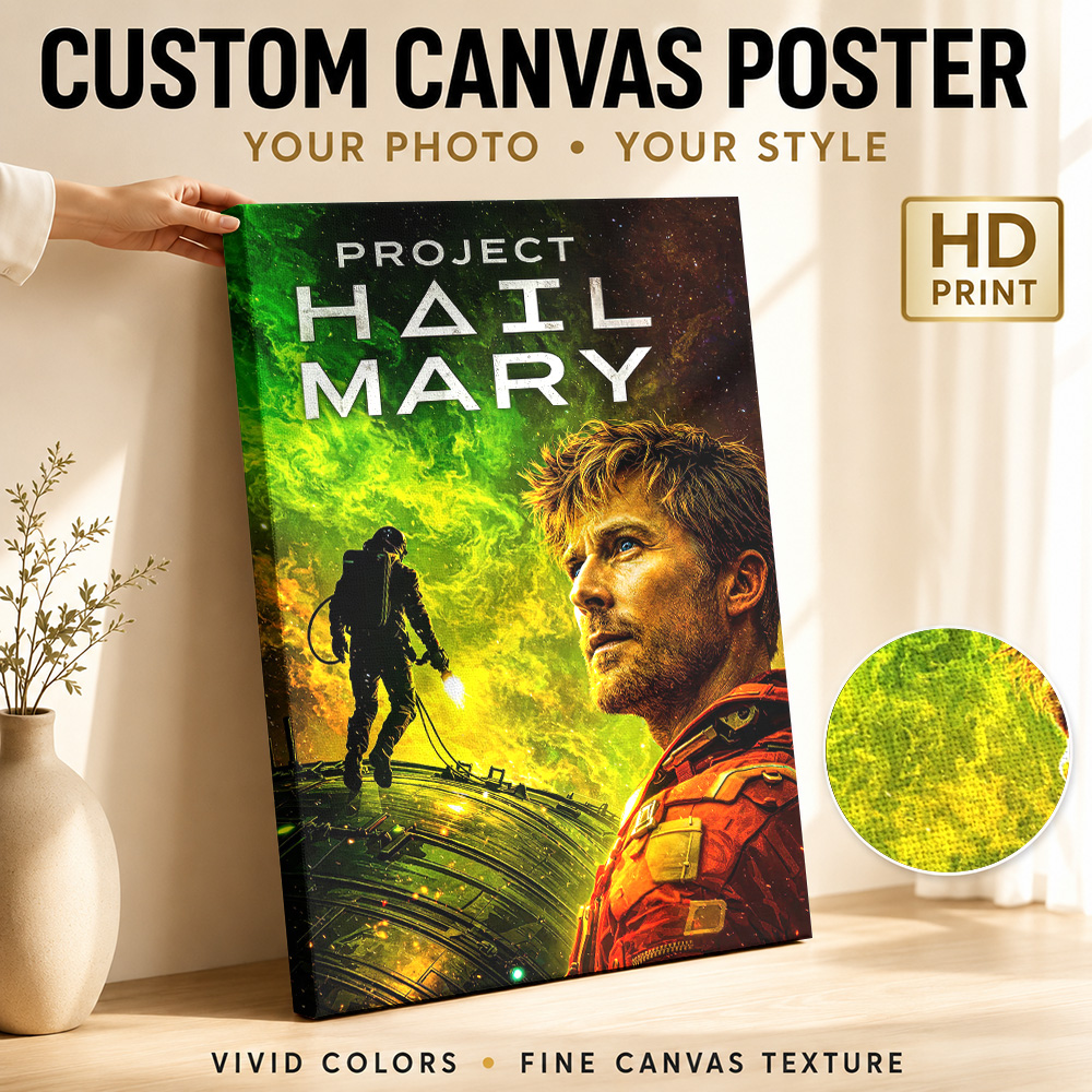 Vintage Collectible Figures - Affiche sur toile du film Project
