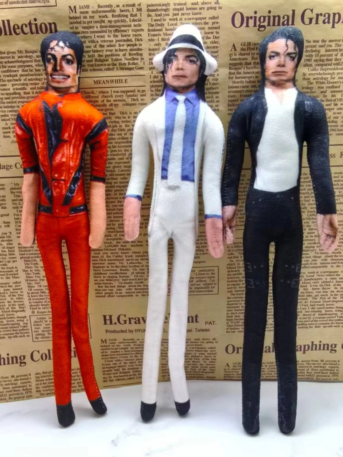 Figurine en peluche vintage MJ - Vintage Collectible Toys avis et prix