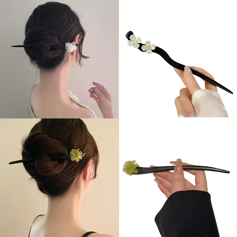 Bâtons de cheveux en bois de S - Vintage Jewelry Collection avis et prix