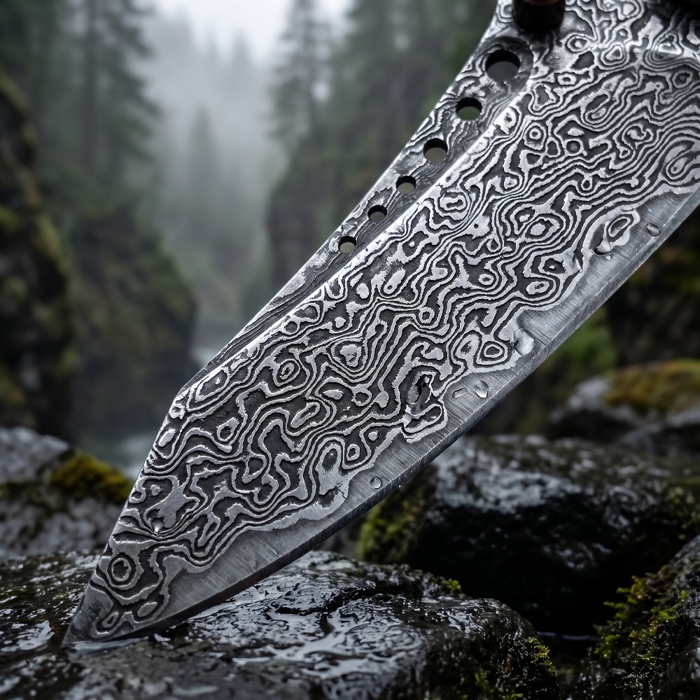 Couteau pliant à motif Damas h - Vintage Collectible Pocket Knives avis et prix