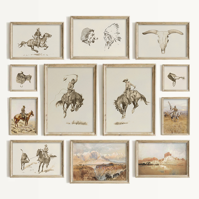 Décoration murale style cowboy - Vintage Collectible Toys avis et prix