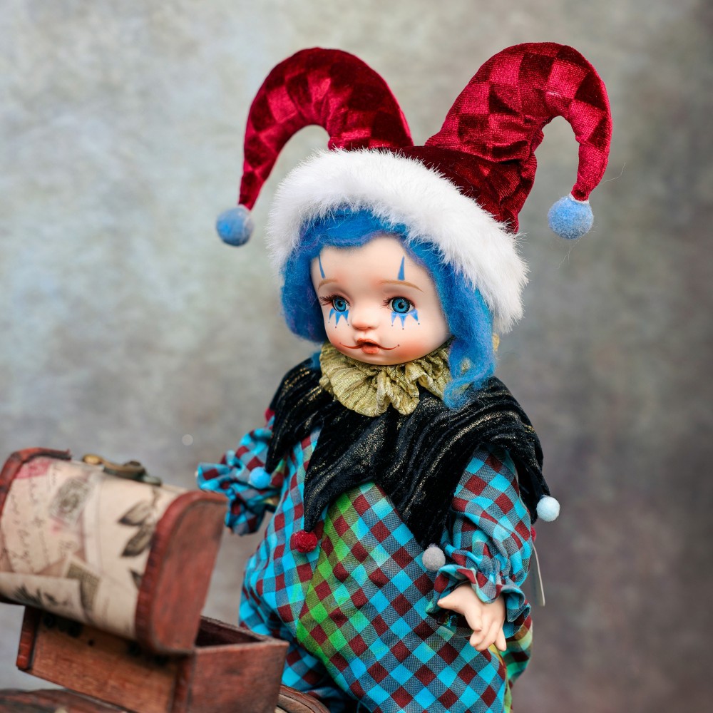 Cadeau d'Halloween, poupée clo - Vintage Collectible And Vintage Dolls avis et prix